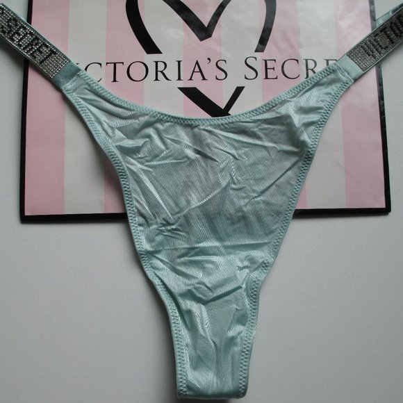 VICTORIA'S SECRET VERY SEXY Rhinestone Shine Thong - Picture 1 of 5